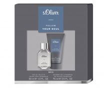 s.Oliver Follow Your Soul Men giftset - Eau de Toilette + showergel