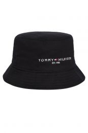 Tommy Hilfiger bucket hat met logo zwart